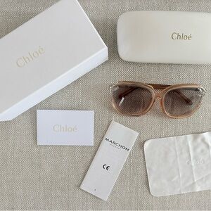 Chloe Women’s Peach Sunglasses